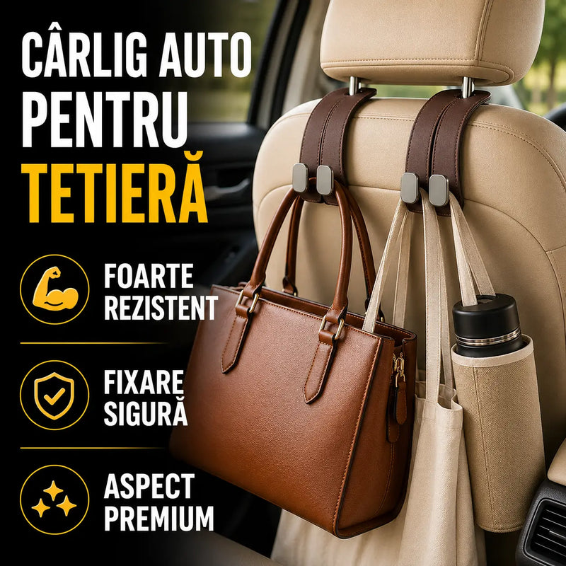 carlig pentru tetiera masinii