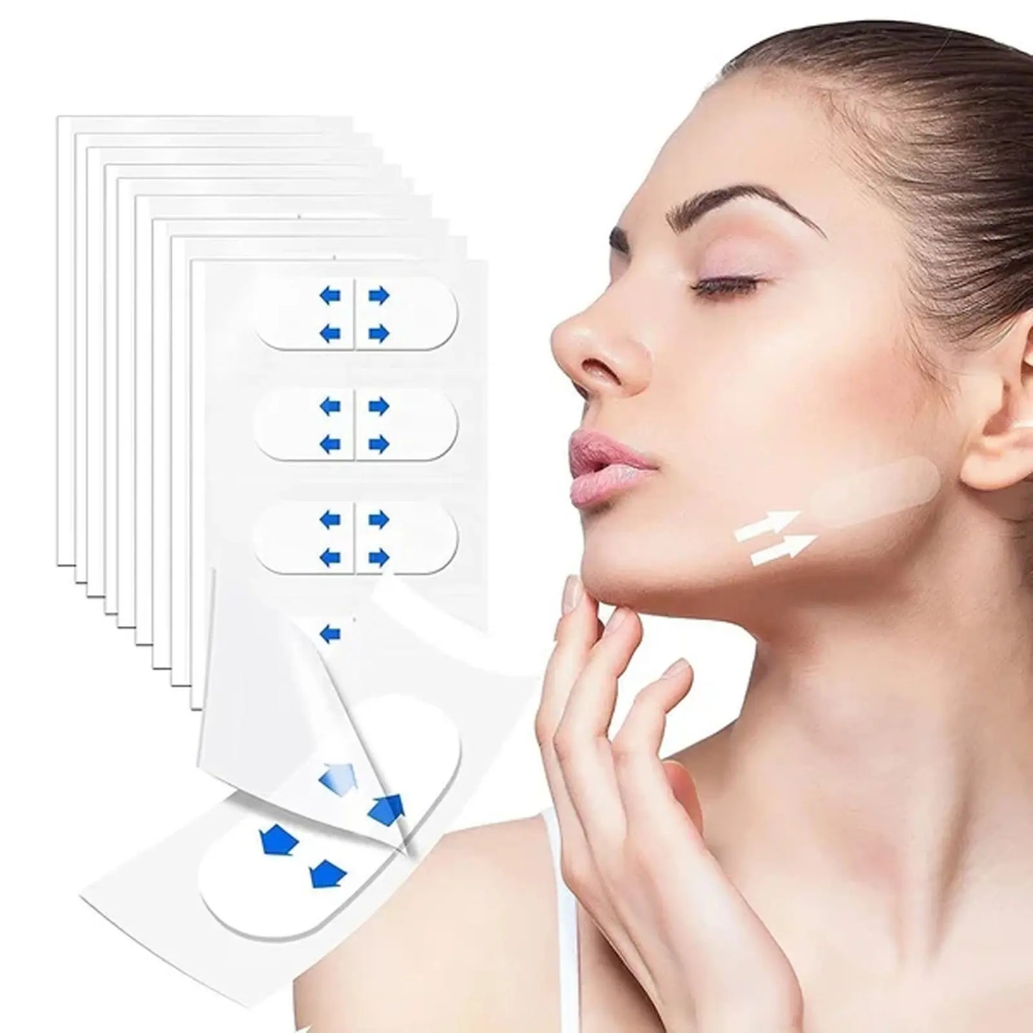 40 Plasturi Invizibili pentru Lifting Facial